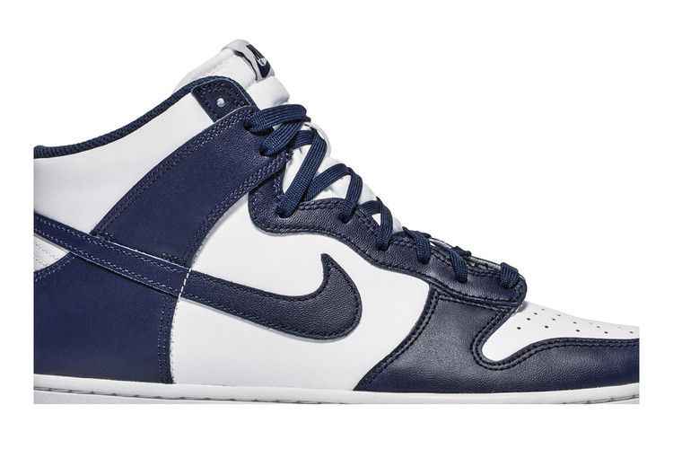 Nike Dunk High Midnight Navy - Nike Sneaker, Detailansicht 4