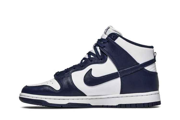 Nike Dunk High Midnight Navy - Nike Sneaker, Detailansicht 5