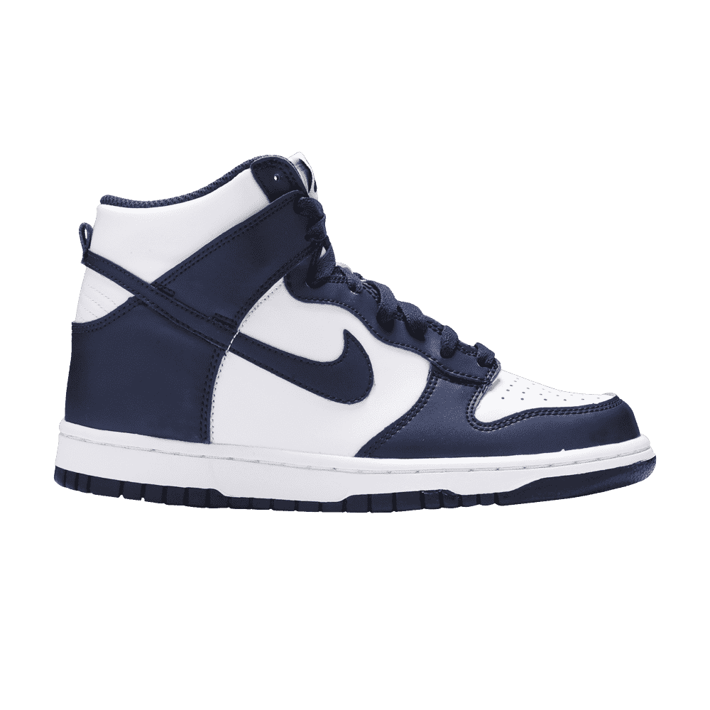 Nike Dunk High GS Midnight Navy - Nike Sneaker, Detailansicht 2