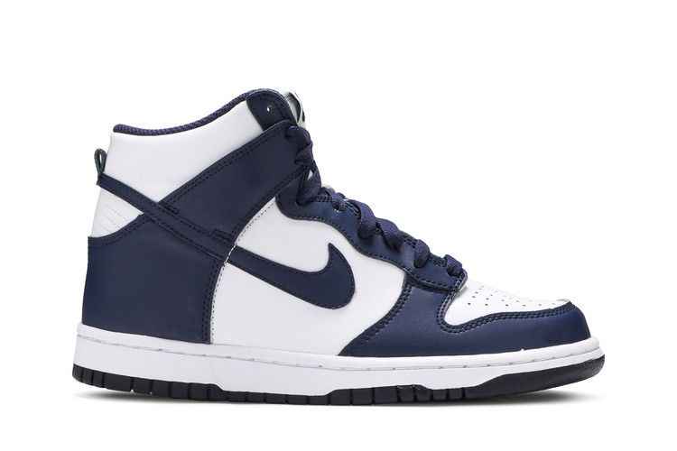Nike Dunk High GS Midnight Navy - Nike Sneaker, Detailansicht 3