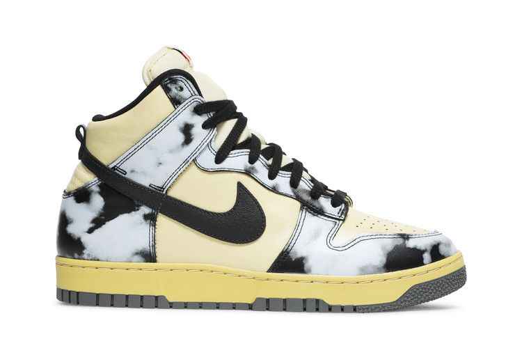 Nike Dunk High 1985 Black Acid Wash - Nike Sneaker, Detailansicht 2