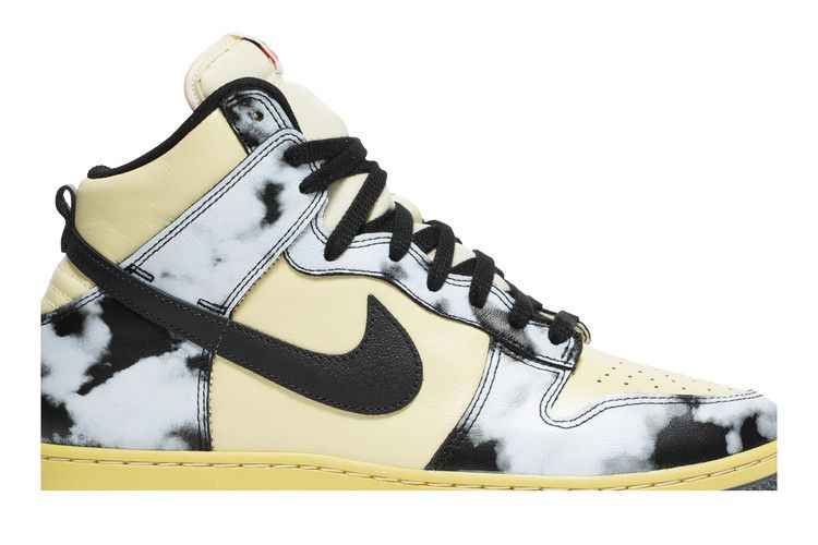 Nike Dunk High 1985 Black Acid Wash - Nike Sneaker, Detailansicht 3