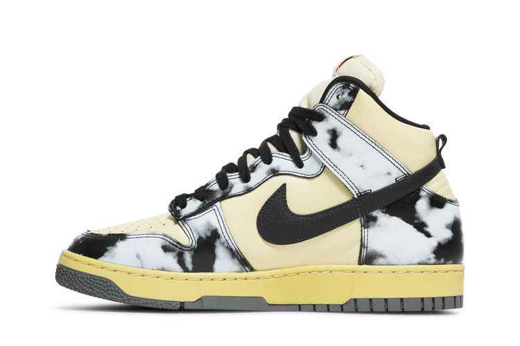 Nike Dunk High 1985 Black Acid Wash - Nike Sneaker, Detailansicht 4