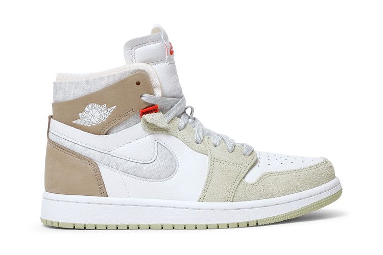 Wmns Air Jordan 1 High Zoom Comfort Olive Aura - Air Jordan Sneaker, Detailansicht 3
