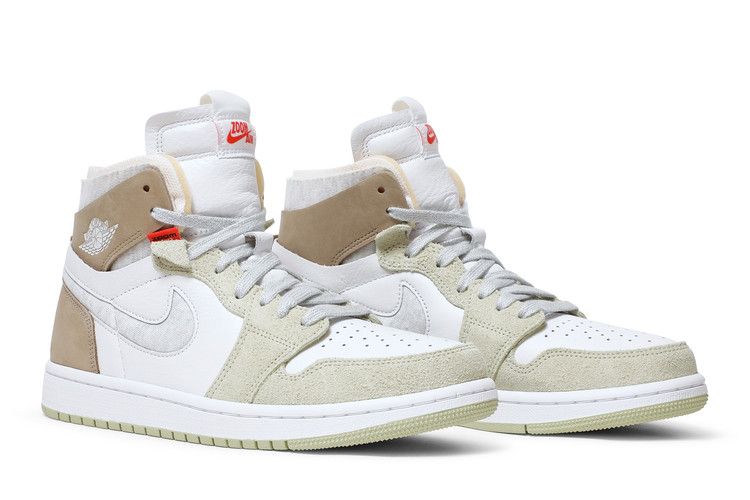 Wmns Air Jordan 1 High Zoom Comfort Olive Aura - Air Jordan Sneaker, Detailansicht 10