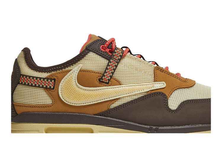 Air Max 1 Travis Scott Cactus Jack Baroque Brown - Nike Sneaker, Detailansicht 3