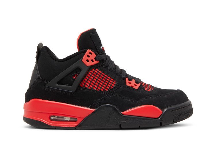 Air Jordan 4 Retro GS Red Thunder - Air Jordan Sneaker, Detailansicht 3