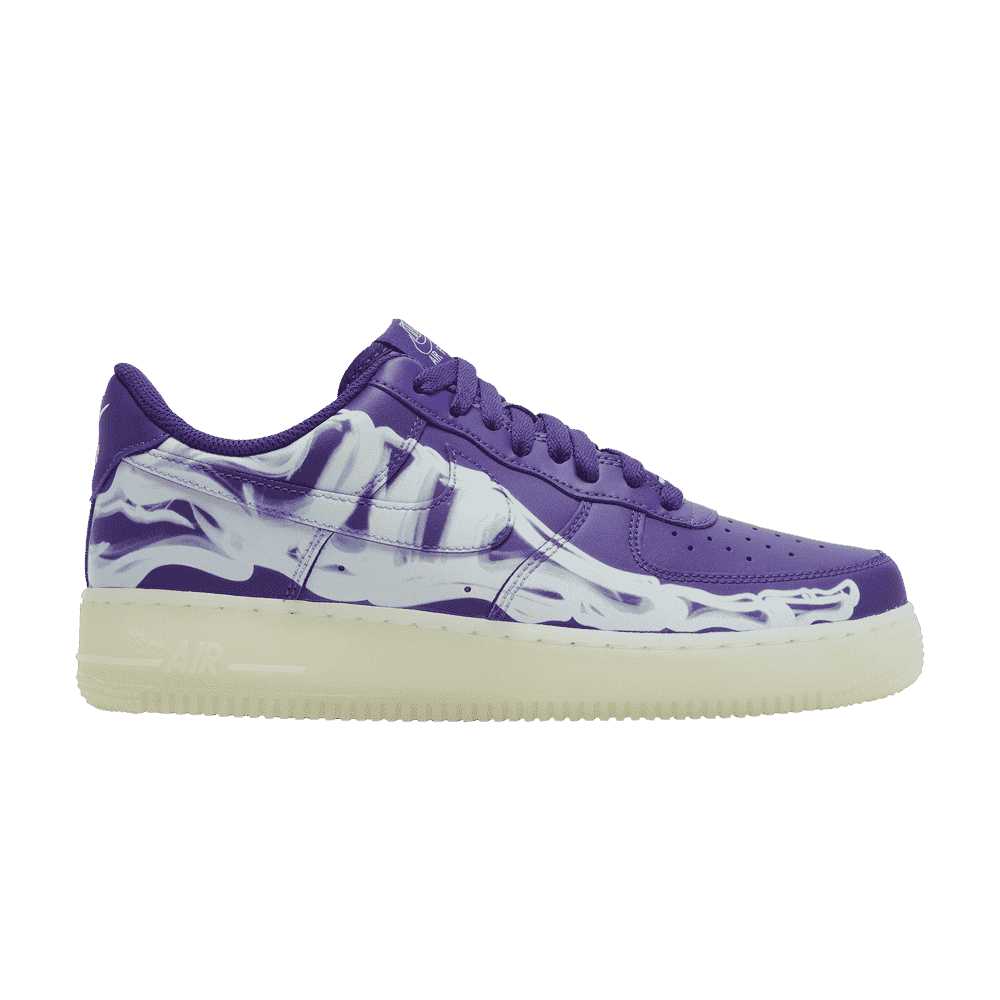 Nike Air Force 1 Low '07 QS Purple Skeleton Halloween - Nike Sneaker