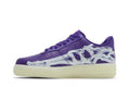 Nike Air Force 1 Low '07 QS Purple Skeleton Halloween - Nike Sneaker, Detailansicht 4