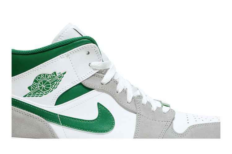 Air Jordan 1 Mid SE Grey Green - Air Jordan Sneaker, Detailansicht 3