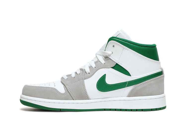 Air Jordan 1 Mid SE Grey Green - Air Jordan Sneaker, Detailansicht 4