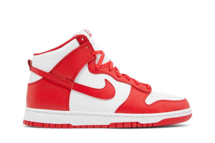 Nike Dunk High Championship Red - Nike Sneaker, Detailansicht 3