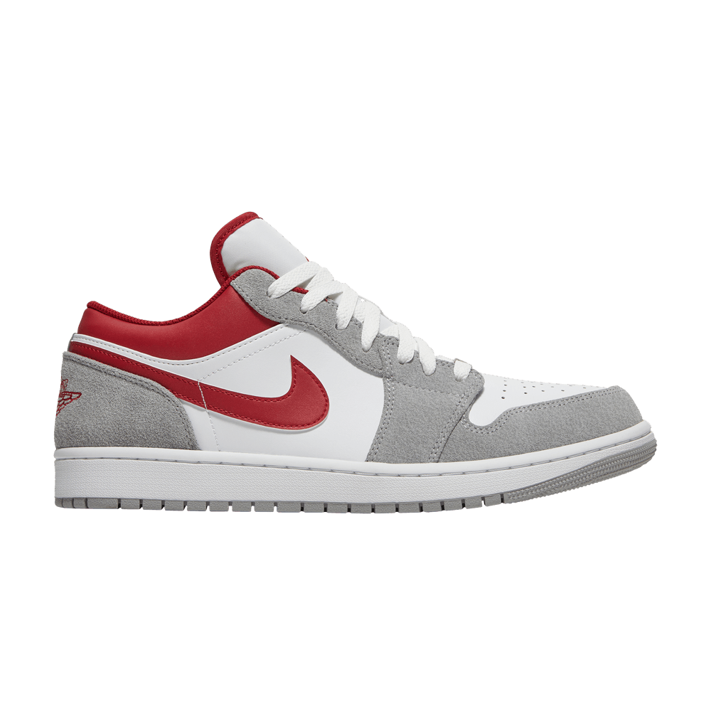 Air Jordan 1 Low SE Light Smoke Grey Gym Red - Air Jordan Sneaker