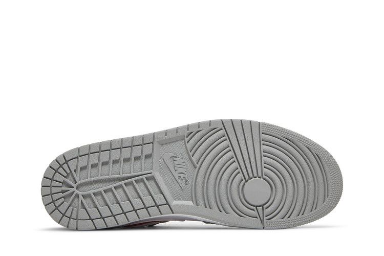 Air Jordan 1 Low SE Light Smoke Grey Gym Red - Air Jordan Sneaker, Detailansicht 5