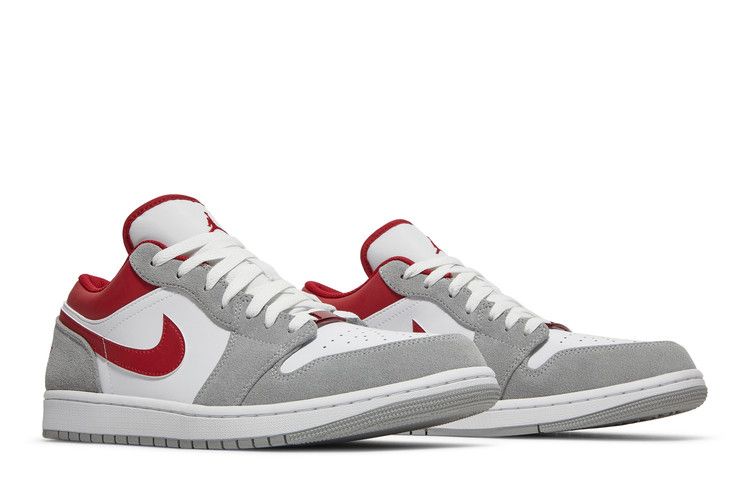 Air Jordan 1 Low SE Light Smoke Grey Gym Red - Air Jordan Sneaker, Detailansicht 9