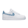 Nike Air Force 1 Low '07 Essential White Worn Blue Paisley - Nike Sneaker