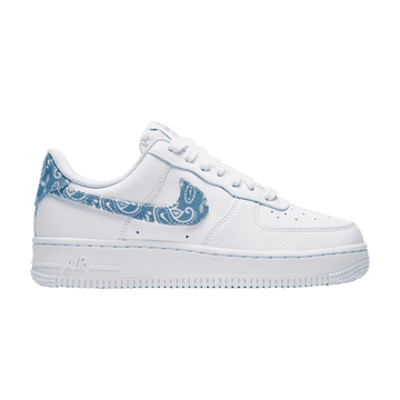 Nike Air Force 1 Low '07 Essential White Worn Blue Paisley - Nike Sneaker