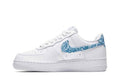 Nike Air Force 1 Low '07 Essential White Worn Blue Paisley - Nike Sneaker, Detailansicht 4