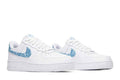 Nike Air Force 1 Low '07 Essential White Worn Blue Paisley - Nike Sneaker, Detailansicht 9