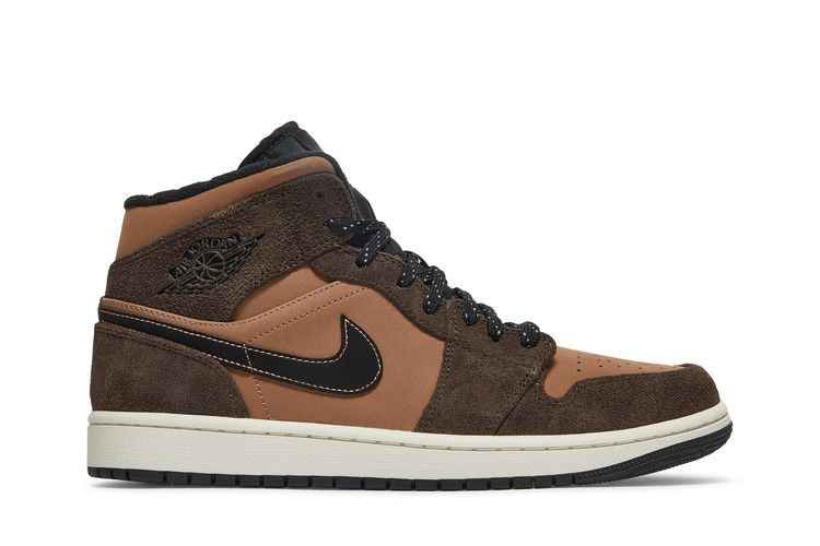 Air Jordan 1 Mid SE Dark Chocolate - Air Jordan Sneaker, Detailansicht 2