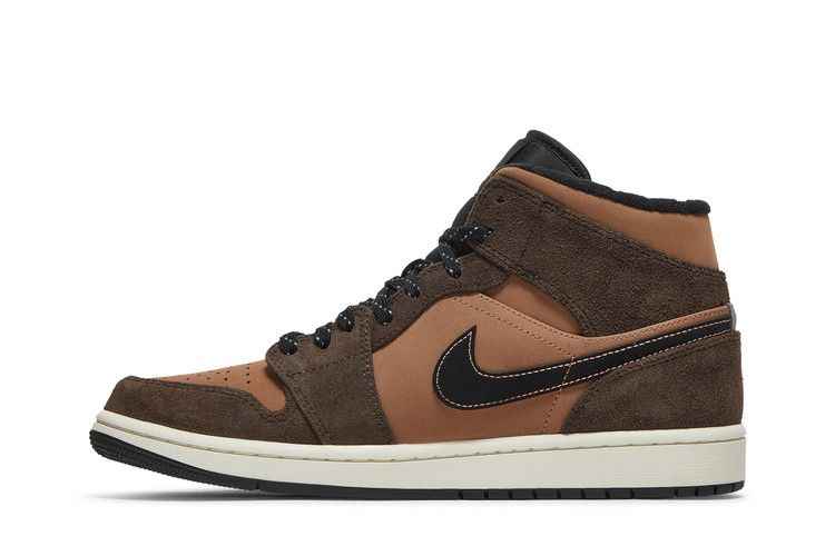 Air Jordan 1 Mid SE Dark Chocolate - Air Jordan Sneaker, Detailansicht 4