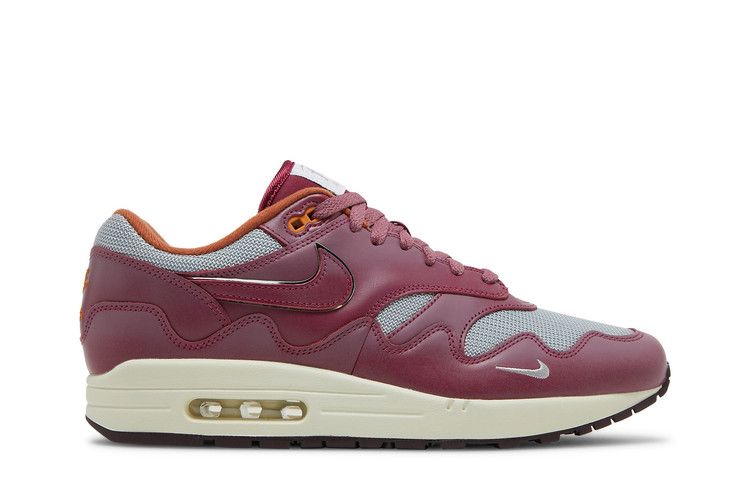 Air Max 1 Patta Waves Rush Maroon
