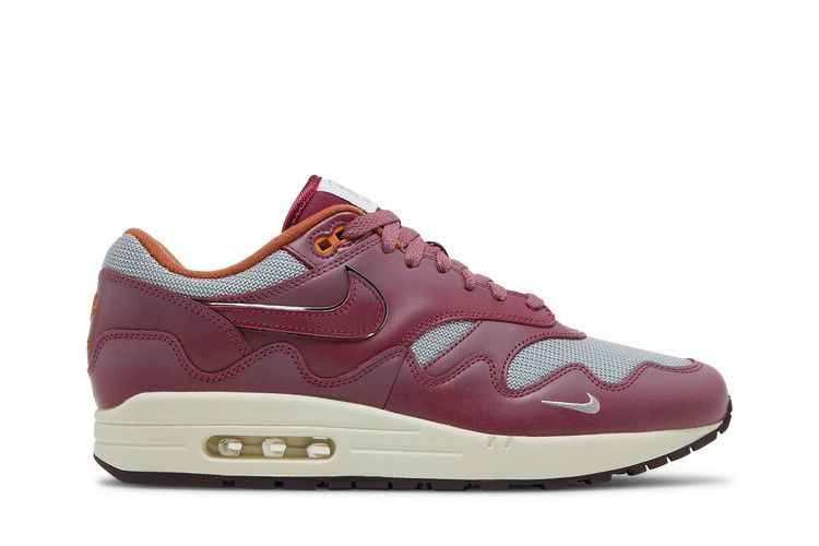 Air Max 1 Patta Waves Rush Maroon - Nike Sneaker, Detailansicht 2