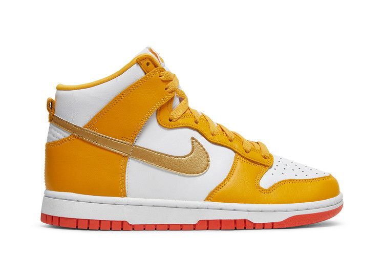 Nike Wmns Dunk High University Gold Orange - Nike Sneaker, Detailansicht 3