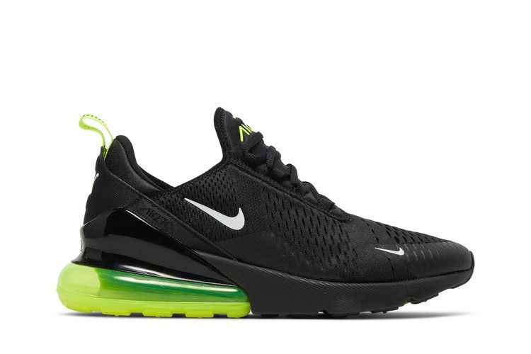 Nike Air Max 270 Black Neon - Nike Sneaker, Detailansicht 2
