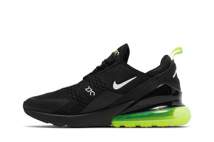 Nike Air Max 270 Black Neon - Nike Sneaker, Detailansicht 4