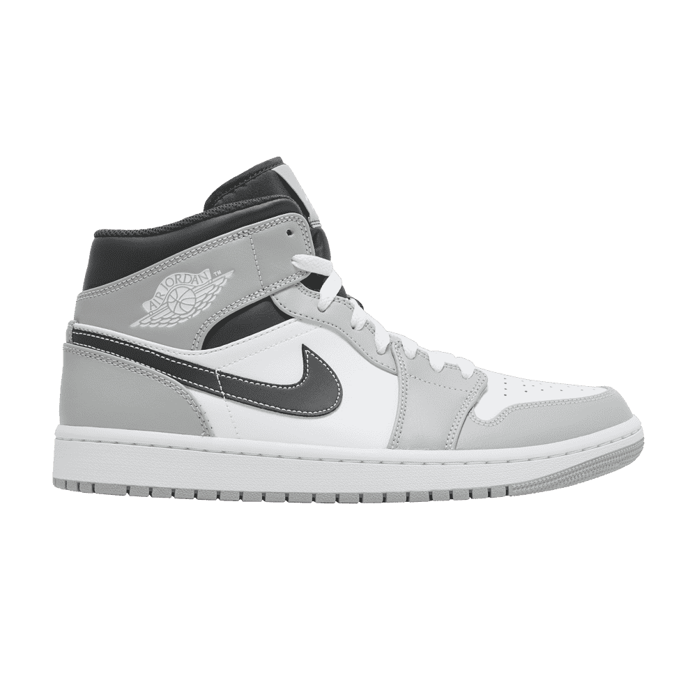 Air Jordan 1 Mid Svetlo dymovo šedá Antracit