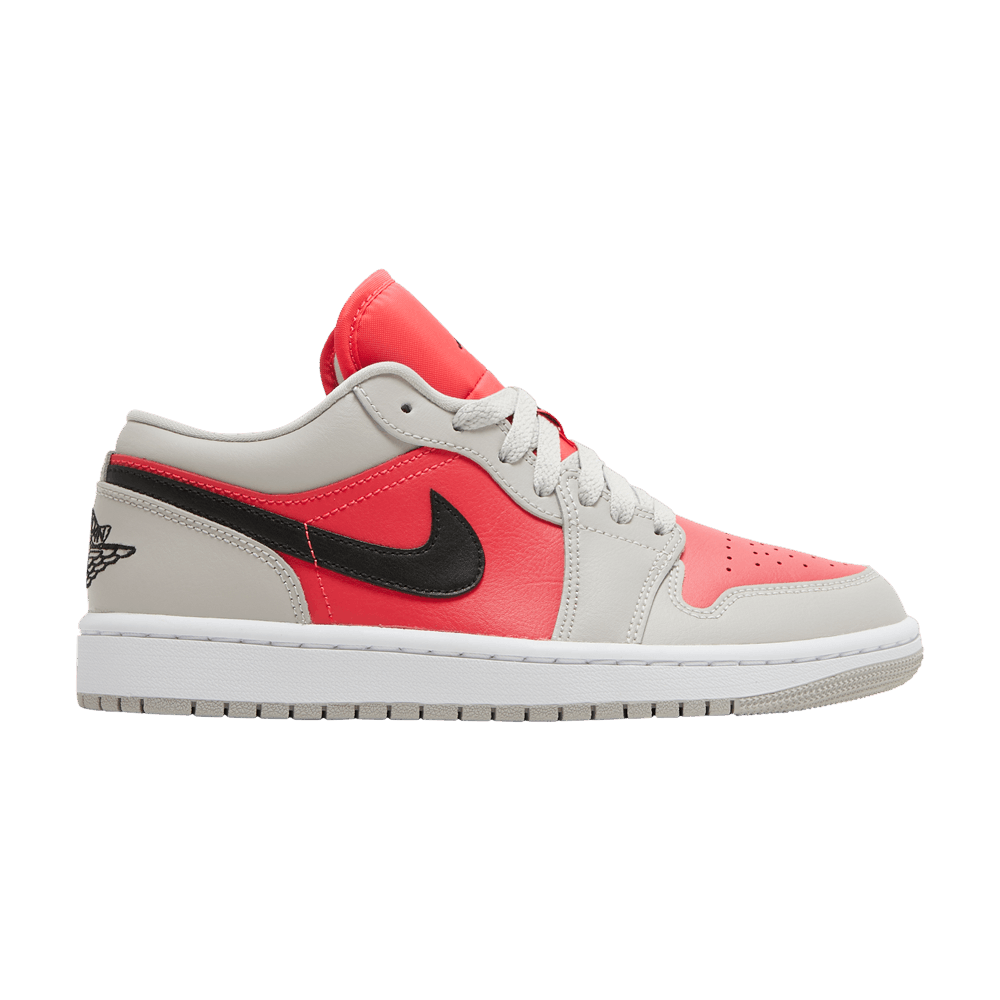 Air Jordan 1 Retro Low Light Iron Ore Siren Red - Air Jordan Sneaker