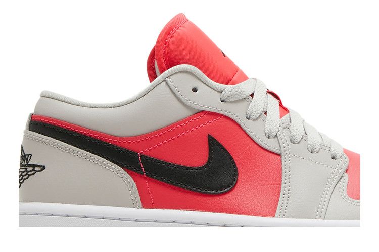 Air Jordan 1 Retro Low Light Iron Ore Siren Red - Air Jordan Sneaker, Detailansicht 3