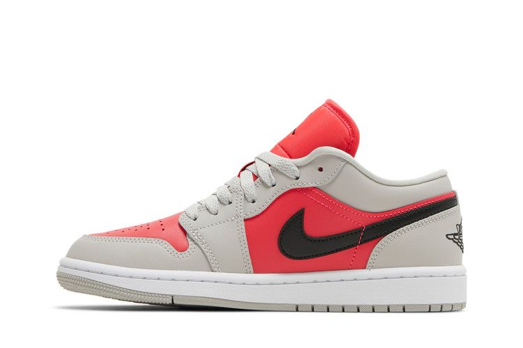 Air Jordan 1 Retro Low Light Iron Ore Siren Red - Air Jordan Sneaker, Detailansicht 4