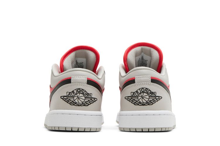 Air Jordan 1 Retro Low Light Iron Ore Siren Red - Air Jordan Sneaker, Detailansicht 7