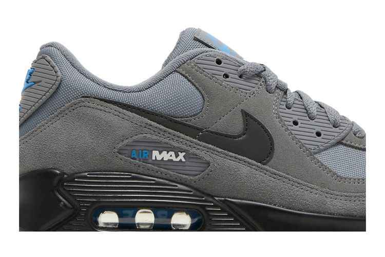 Nike Air Max 90 Smoke Grey Light Photo Blue - Nike Sneaker, Detailansicht 3