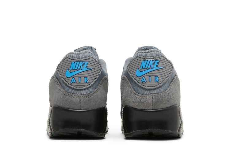 Nike Air Max 90 Smoke Grey Light Photo Blue - Nike Sneaker, Detailansicht 7