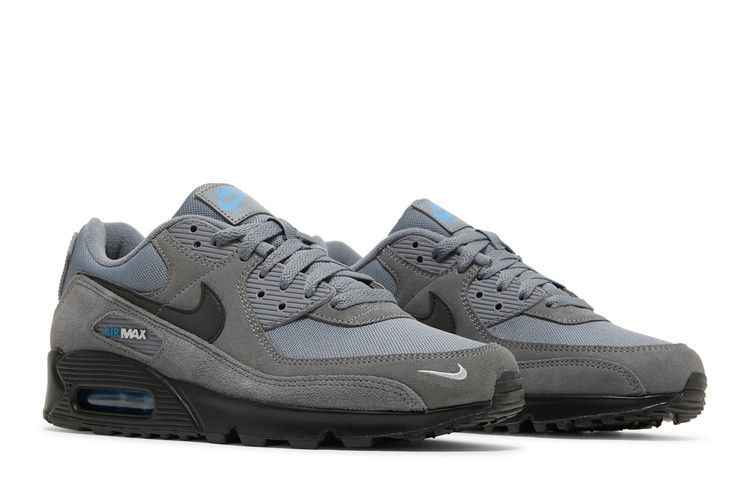 Nike Air Max 90 Smoke Grey Light Photo Blue - Nike Sneaker, Detailansicht 9