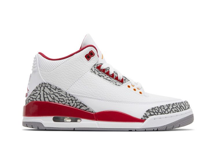 Air Jordan 3 Retro Cardinal Red - Air Jordan Sneaker, Detailansicht 2