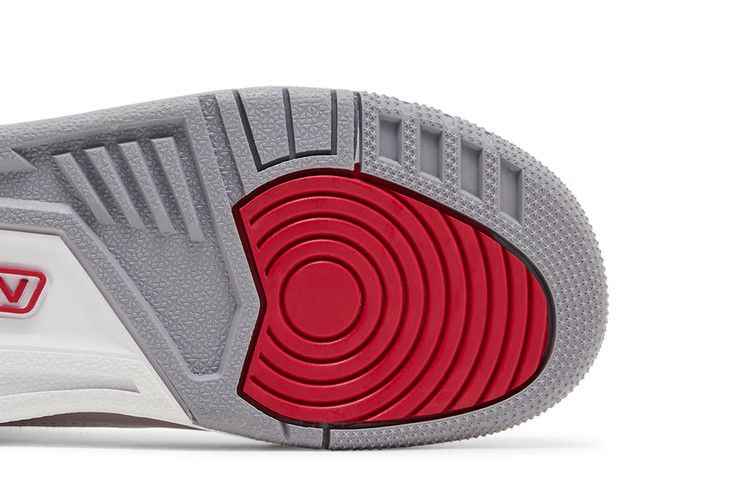 Air Jordan 3 Retro GS Cardinal Red - Air Jordan Sneaker, Detailansicht 7