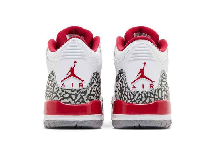 Air Jordan 3 Retro GS Cardinal Red - Air Jordan Sneaker, Detailansicht 8