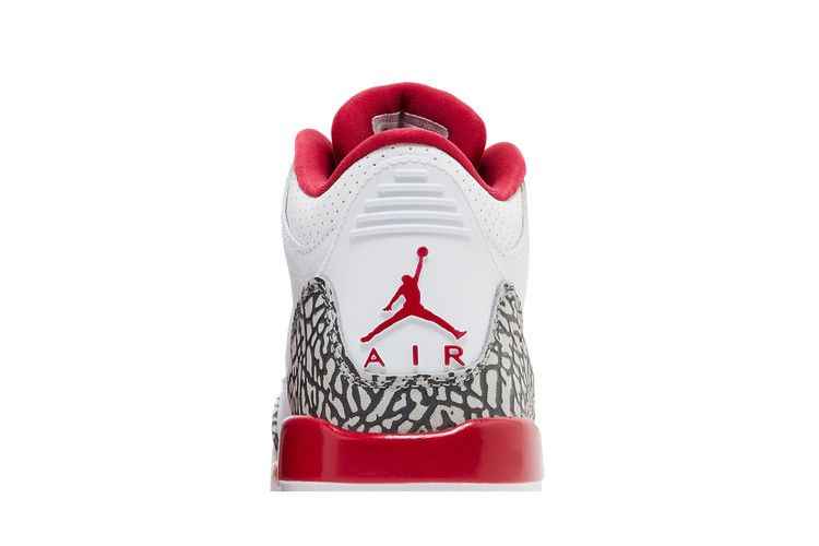 Air Jordan 3 Retro GS Cardinal Red - Air Jordan Sneaker, Detailansicht 9