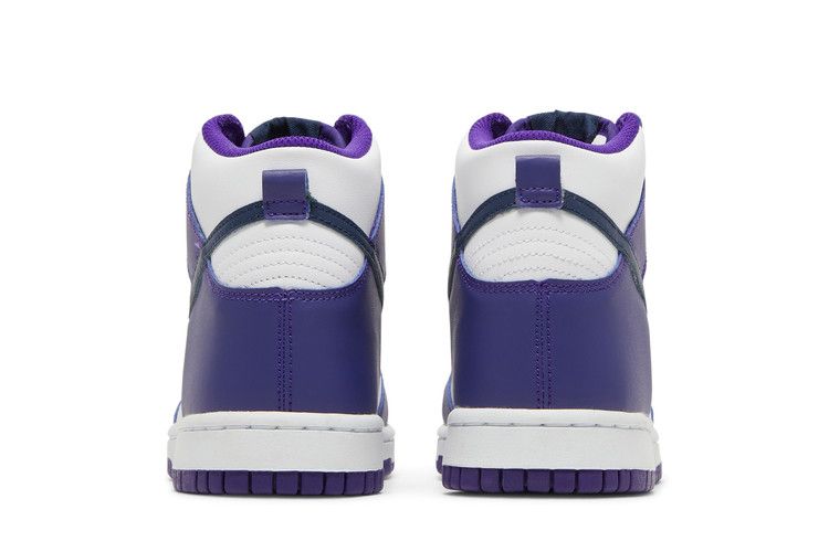 Nike Dunk High GS White Midnight Navy - Nike Sneaker, Detailansicht 8