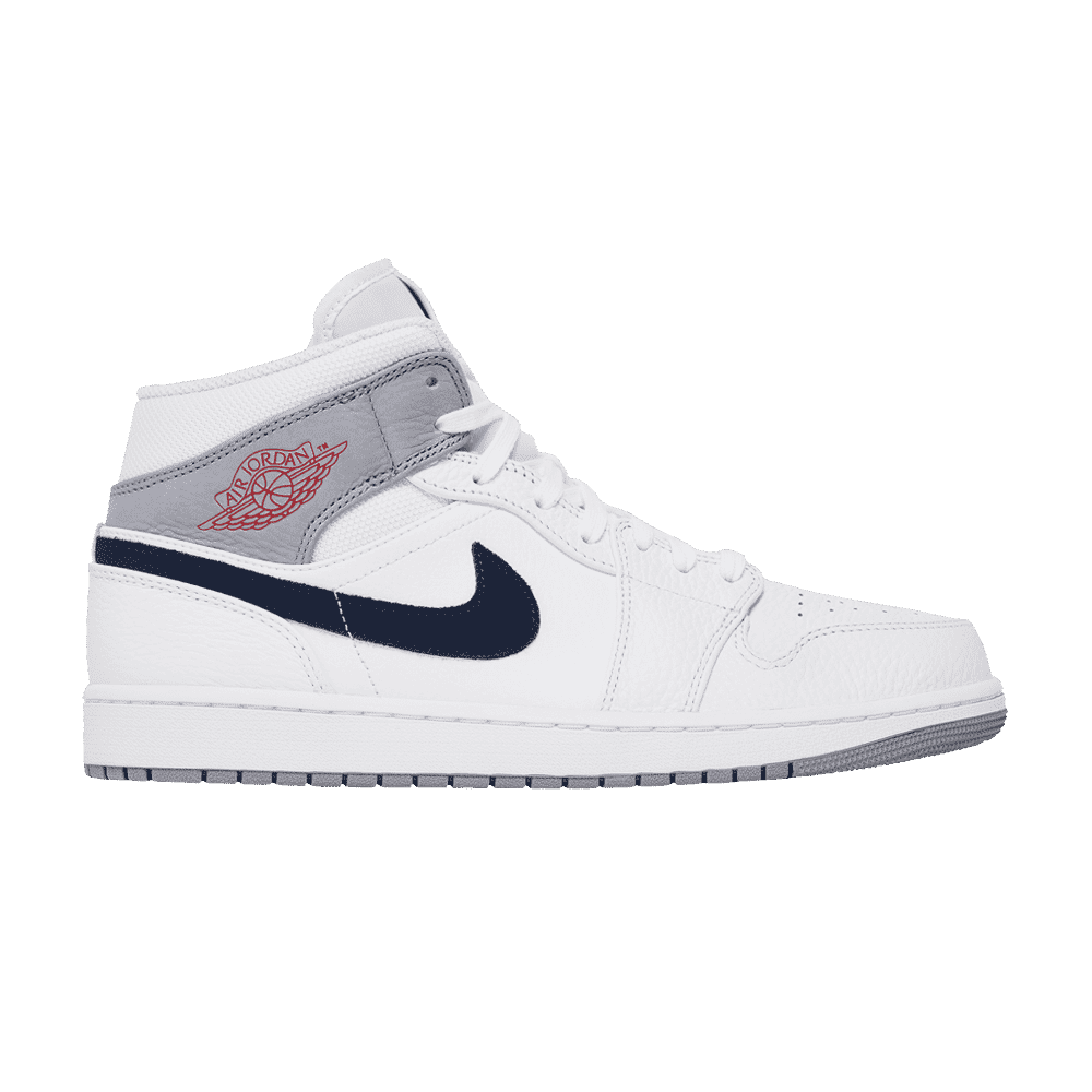 Air Jordan 1 Mid Paríž Biela