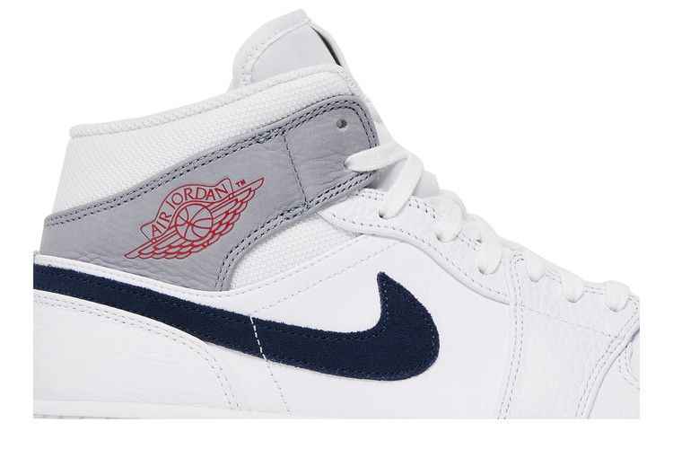 Air Jordan 1 Mid Paris White - Air Jordan Sneaker, Detailansicht 3