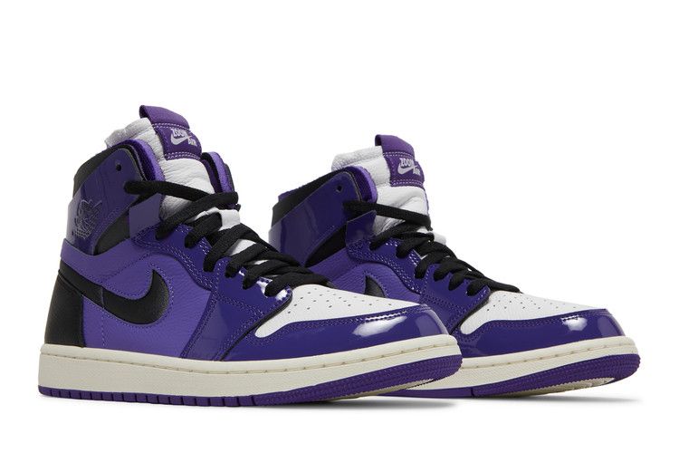 Air Jordan 1 High Zoom Air CMFT Purple Patent - Air Jordan Sneaker, Detailansicht 9