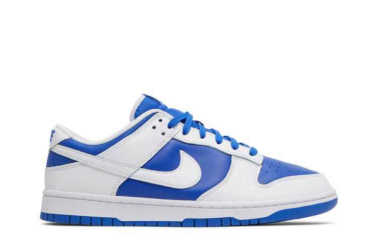 Nike Dunk Low Racer Blue White - Nike Sneaker, Detailansicht 2