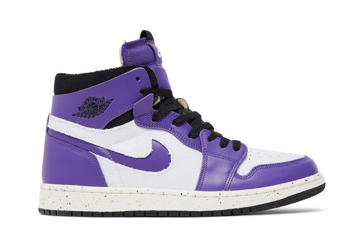 Air Jordan 1 High Zoom Comfort Crater Purple - Air Jordan Sneaker, Detailansicht 3