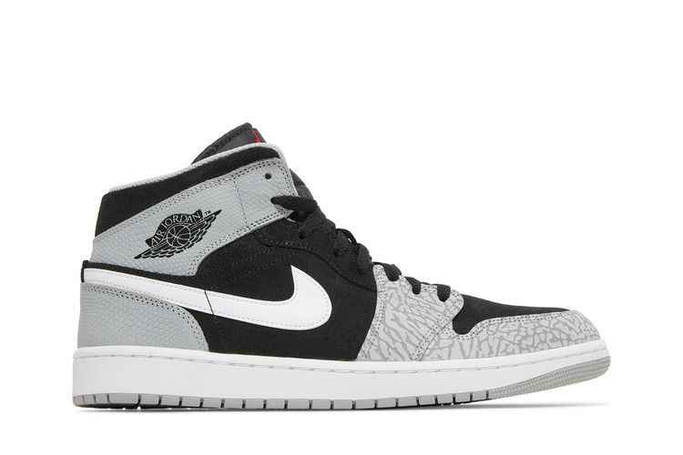 Air Jordan 1 Mid SE Elephant Print - Air Jordan Sneaker, Detailansicht 2