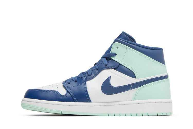 Air Jordan 1 Mid Mystic Navy Mint Foam - Air Jordan Sneaker, Detailansicht 4